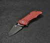 CMB Hippo Folding Knife (CMB05R) 2.99 in Black D2, Red G-10 Handle