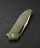 CMB Lurker Folding Knife (CMB10G) 3.38 in Satin D2, Green G-10 Handle