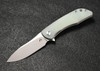 CMB Blaze Folding Knife (CMP06J) 3.22 in Sandblast+Satin D2, Jade G-10 Handle