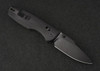 CMB Predator Folding Knife (CMP08BB) 3.42 in Blackwash D2, Black G-10 Handle