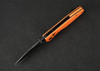 CMB Predator Folding Knife (CMP08GB) 3.42 in Blackwash D2, Orange G-10 Handle