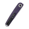 Kizer Squidward (V3604C1) 2.75" 154CM Satin Drop Point Plain Blade, Purple G-10 Handle