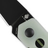 Kizer Converse (V3595C1) 3" 154CM Black Reverse Tanto Plain Blade, Jade G-10 Handle
