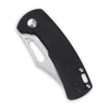Kizer Urban Bowie (V2578C1) 2.37" 154CM Satin Clip Point Plain Blade, Black G-10 Handle