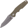 Skif Knives Cutter (IS-004OG) 3.5" Stonewash 8Cr12MoV Drop Point Plain Blade, Olive Drab G-10 Handle