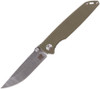 Skif Knives Stylus (IS-009OG) 3.5" Stonewash 8Cr12MoV Drop Point Plain Blade, Olive Drab G-10 Handle