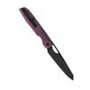 Kizer Genie Folding Knife (V4545C2) 3.40 in Black 154CM, Red RichLite Handle