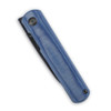 Kizer Feist Folding Knife (V3499C2) 2.79 in Blackwash 154CM, Blue Denim Micarta Handle
