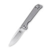 Kizer Begleiter Mini Folding Knife (KI3458RA2) 3.00 in Satin Bohler M390 Drop Point Blade, Titanium Handle