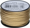 Atwood Rope MFG .90mm Micro Cord 125ft - Tan (RG1276)