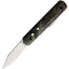 Colonial Knife Company(COL725) 3" Clip Point 440C Satin Plain Blade,Polymer Green Camo Handle