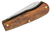 Ontario Knives Old Hickoy Outdoor Slipjoint (OH7022) 3" High Carbon Steel Drop Point Plain Blade, Walnut Handle