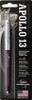 Fisher Space Pens Apollo 13 50th Anniversary Plastic Barrel Cap-O-Matic Space Pen (FP001266) PR4 Black Ink, Burgundy Barrel, Chrome Cap