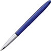 Fisher Space Pens Bullet (FP842609) 3.75" Blue and Chrome Barrell, Blue Cap, PR4 Black Ink, Medium Point