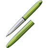 Fisher Space Pens Bullet (FP842630) 3.75" Green and Chrome Barrell, Green Cap, PR4 Black Ink, Medium Point