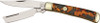Rough Ryder Razor Trapper (RR515) 3.25 in Mirror Polished 440A Clip Point and Razor Blades, Tortoiseshell Handle
