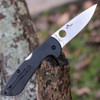 Spyderco Siren "SPRINT RUN" C24CFP 3.6" CPM S90V Satin Plain Blade, Carbon Fiber Scales Handles
