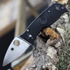 Spyderco Lil Temperance 3 Lightweight C69SBK3 black FRN handle profile view showing VG-10 serrated SpyderEdge blade