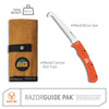Outdoor Edge RazorGuide Pak Replacble Blade Hunters Combo Kit
