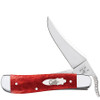 Case Russlock 11322 - Tru-Sharp Stainless Steel Clip Blade, Old Red Smooth Bone Handle (61953L)