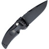 Hogue  EX-A01 Automatic (HO34130) 3.5" Drop Point 154CM Black Cerakote Finish Blade, Black Aluminum Frame