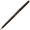 Fisher Space Pressurized Stick Pen (FP101379) Blue Ink, Brown Barrel, Silver Clip