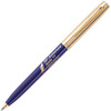 Fisher Space Pens Apollo 11 Plastic Barrel Cap-O-Matic Space Pen (FP000900) PR4 Black Ink, Blue Barrel, Brass Cap