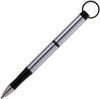 Fisher Space Pens Backpacker Keyring (FP950328) PR4 Black Ink, Anodized Silver Barrell, Anodized Black Cap