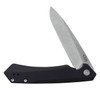 Case Kinzua Frame Lock Knife (64662) - 3.4" S35VN Satin Spear Plain Blade, Lightweight Black Anodized Aluminum Handle