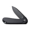 Civivi Button Lock Elementum II Knife (C18062P-1) 2.96" Black Stonewashed Nitro-V Drop Point Plain Blade, Black G-10 Handle