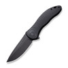 CIVIVI Synergy 3 Flipper Knife (C20075D-1) 3.24" Black Stonewashed Nitro-V Drop Point Plain Blade, Black G-10 Handle