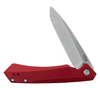 Case Kinzua Frame Lock Knife (64661) - 3.4" S35VN Satin Spear Plain Blade, Lightweight Red Anodized Aluminum Handle