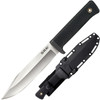 Cold Steel SRK Fixed Blade- (CS38CKE) 6.00" Satin CPM-3V Clip Point Plain Blade, Black Kray-ExHandle Blade