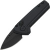Buck Mini Deploy Blackout Automatic (BU839BKS) 1.875" S35VN Armor Black Cerakote Drop Point Plain Blade, Armor Black Coated Aluminum Handle
