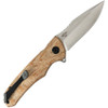 Buck Knives Sprint Pro (BU841TNS) 3.13" S30V Satin Drop Point Plain Blade, Natural Micarta Handle