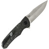 Buck Knives Sprint Pro (BU841CFS2) 3.13" S45VN Satin Drop Point Plain Blade, Marble Carbon Fiber Handle