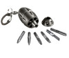 LionSTEEL Eggie Keychain (EG-GY) - Gray Titanium, 6 Tools
