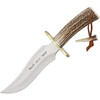 Muela Apache Fixed Blade Knife (MUE93102)- 7.50" Stainless Steel Clip Point, Stag Handle