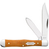 Case Swell Center Jack 23694 - Natural Canvas Micarta (10225 1/2 SS) CASE Bowtie Shield