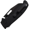 Demko AD20.5 Black Grivory Folding Knife Closed With Tip Up Clip View