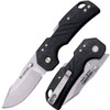 Cold Steel Engage (FL-25DPLCZ) 2.50" 4116 Drop Point Stonewash Plain Blade, Black Glass-Filled Nylon Handle, Atlas Lock