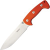 Maserin Boar Hunter Fixed Blade Knife (978/G10A)- 7.519" Satin 440C Drop Point Plain Blade, Orange G-10 Handle