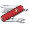 Victorinox Classic Red Wounded Warrior (55069.US2) 2.25" Stainless Steel Drop Point Plain Blade, Red ABS Handle with Wounded Warrior Project Artwork