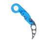 CRKT Provoke Kinematic Trainer (CR4041T) 2.48" 420J2 Stonewashed Unsharpened Trainer Blade, Blue Grivory Handle