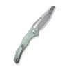 CIVIVI Spiny Dogfish (C22006-2) 3.47" 14C28N Stonewash Reverse Tanto Plain Blade, Natural G10 Handle