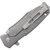 Maserin Reactor Folding Knife (681/G10M)- 3.625" Stonewashed D2 Clip Point Plain Blade, Brown G-10 Handle