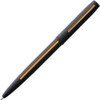 Fisher Space Pens Cap-O-Matic Space Pen Search and Rescue (FP122589) PR4 Black Ink, Matte Black with Orange Stripe Barrell, Matte Black Cap, Orange Plated Clip