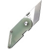 Kansept Knives Pinkerton Dash Linerlock (T3045A2) - 2.0" 154CM Straight Edge Plain Blade, Jade G-10 Handle
