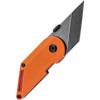 Kansept Knives Pinkerton Dash Linerlock (T3045A3) - 2.0" Stonewash 154CM Straight Edge Plain Blade, Orange G-10 Handle