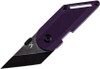 Kansept Knives Pinkerton Dash Linerlock (T3045A4) - 2.0" Stonewash 154CM Straight Edge Plain Blade, Purple G-10 Handle